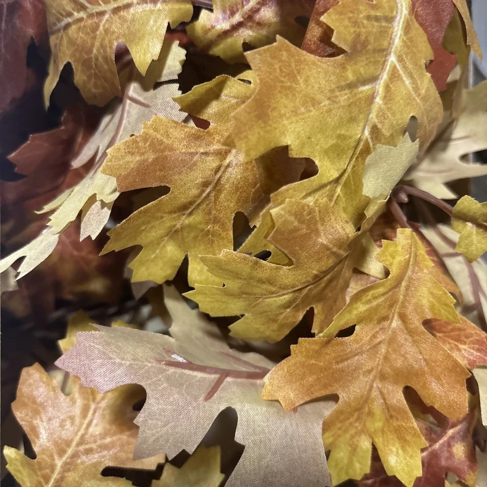 Fall Oak Leaf Artificial Garland - Threshold 6 Foot